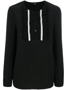 lace bib blouse Steffen Schraut