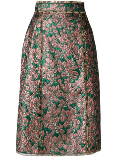 юбка с металлическим отблеском Dolce &amp; Gabbana