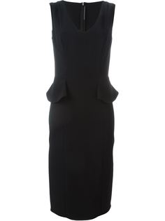 приталенное платье с V-образным вырезом Ermanno Scervino