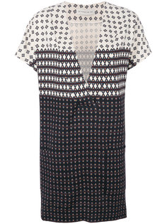 v-neck shortsleeved dress Etro