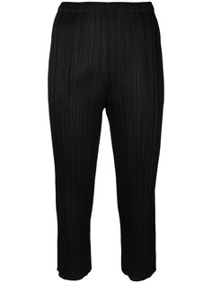 pleated cropped trousers Pleats Please By Issey Miyake