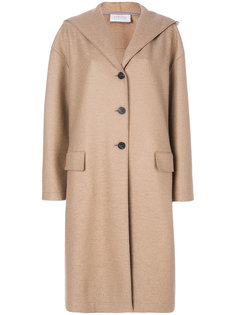 hooded coat Harris Wharf London