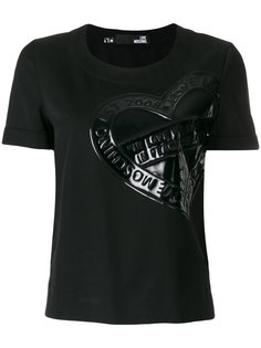 футболка с принтом сердца Love Moschino