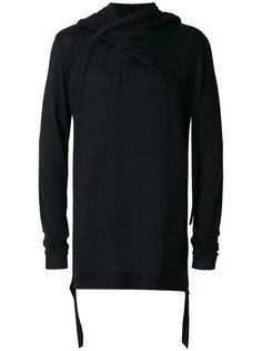 asymmetric drawstring hoodie Lost &amp; Found Ria Dunn