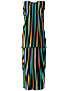 многослойное платье в полоску Diane Von Furstenberg