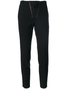 front lace-up cropped trousers The Kooples