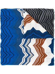 zigzag knitted scarf Missoni