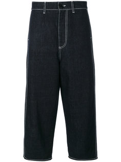 джинсовые укороченные брюки  Marni
