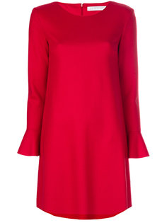 flared sleeve dress Harris Wharf London