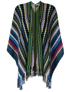 кардиган с бахромой и узором зигзаг  Missoni