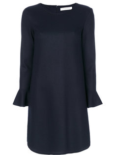 flared sleeve dress Harris Wharf London