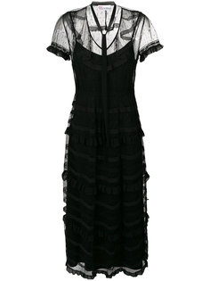 прозрачное кружевное платье Red Valentino