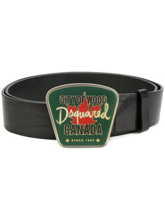 ремень с логотипом на бляшке Dsquared2