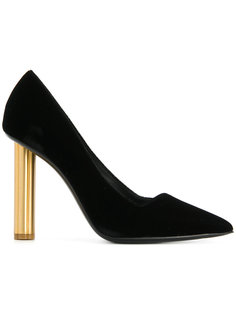 туфли с каблуком-цветком Salvatore Ferragamo