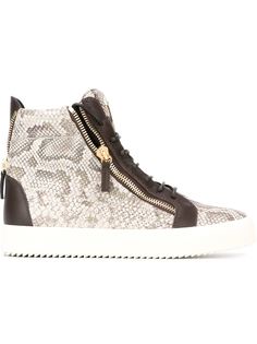 хайтопы с молниями по бокам Giuseppe Zanotti Design