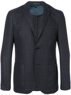 patch pockets checked blazer Corneliani
