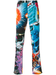 printed trousers Moschino