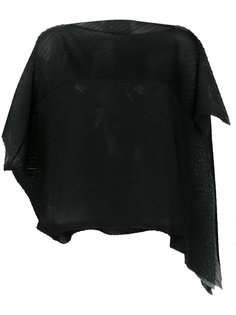 асимметричная блузка с короткими рукавами Issey Miyake Cauliflower