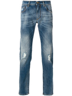 джинсы с потертой отделкой Dolce & Gabbana