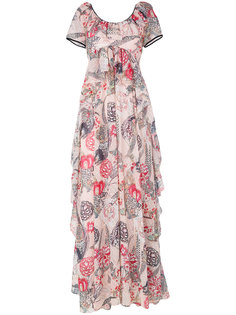 shire printed gown Temperley London