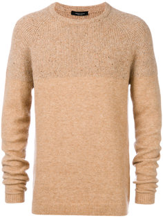 knit panel jumper Roberto Collina