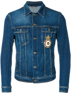 джинсовая куртка с нашивками Dolce &amp; Gabbana