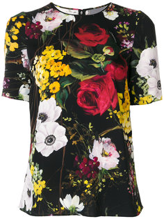 футболка с цветочным принтом  Dolce &amp; Gabbana