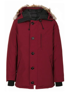 hood trim down coat Canada Goose