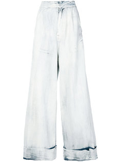 джинсовые брюки палаццо  Mm6 Maison Margiela