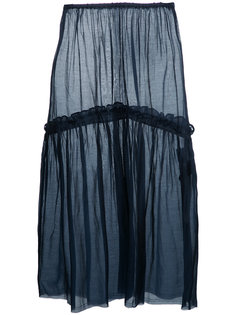 юбка миди с оборками Cityshop