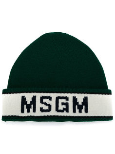 шапка с логотипом MSGM