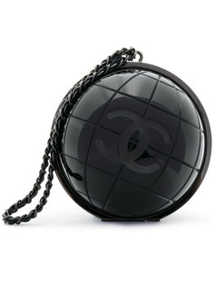 мини сумка с тиснением логотипа Chanel Vintage