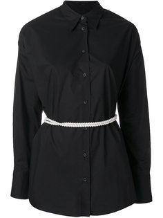 рубашка с деталями из искусственного жемчуга Mm6 Maison Margiela