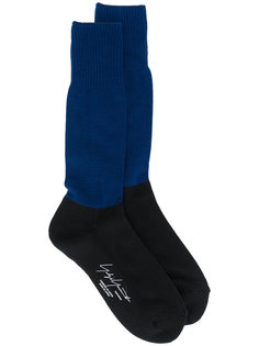 colour block socks Yohji Yamamoto