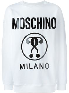 толстовка с принтом  Moschino