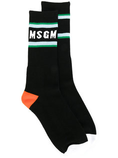 носки с логотипом MSGM