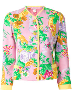 жакет с цветочным принтом Istante By Gianni Versace Vintage