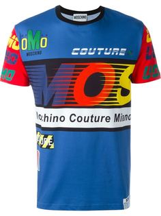 футболка с принтом Moschino