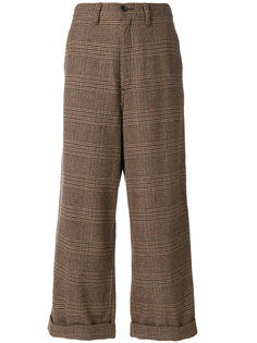 широкие твидовые брюки Comme Des Garçons Vintage