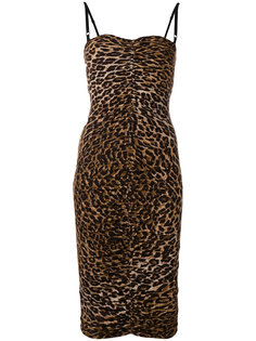 платье с леопардовым узором Dolce &amp; Gabbana Vintage