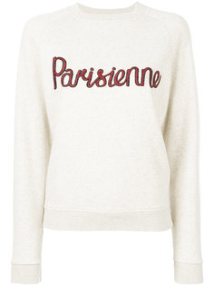 толстовка с вышивкой Parisienne Maison Kitsuné