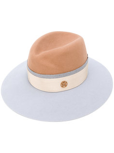 colour block trilby hat Maison Michel