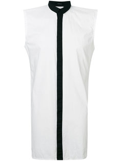 contrast sleeveless shirt  Unconditional