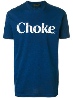 футболка с принтом Choke Dsquared2