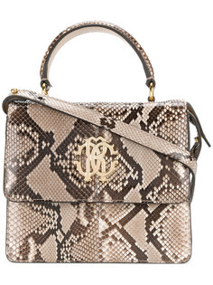 python print shoulder bag Roberto Cavalli