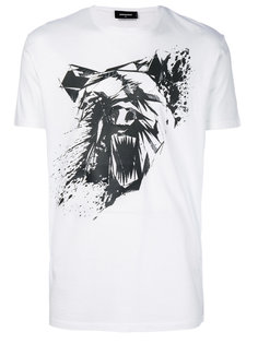 футболка с принтом abstract bear Dsquared2