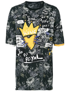 royal print T-shirt Dolce & Gabbana
