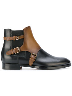 сапоги с пряжками Santoni