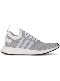 Grey Leopard NMD R2 Primeknit Trainers Adidas Originals