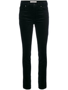 velvet skinny trousers D.Exterior